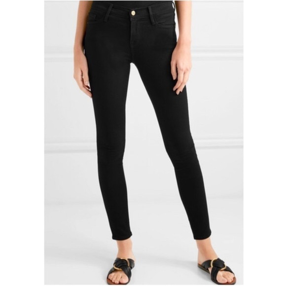 Frame Le skinny de Jeanne size 26 black jeans - Picture 1 of 9